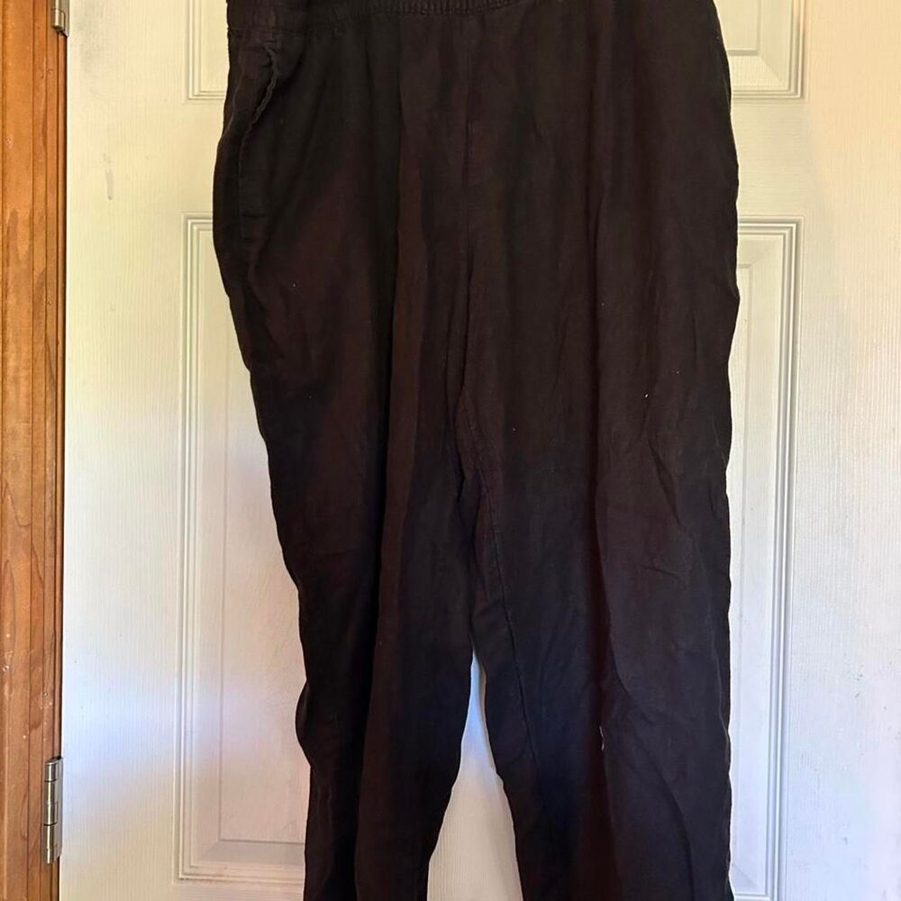 Old-navy Women's Black and Brown Trousers